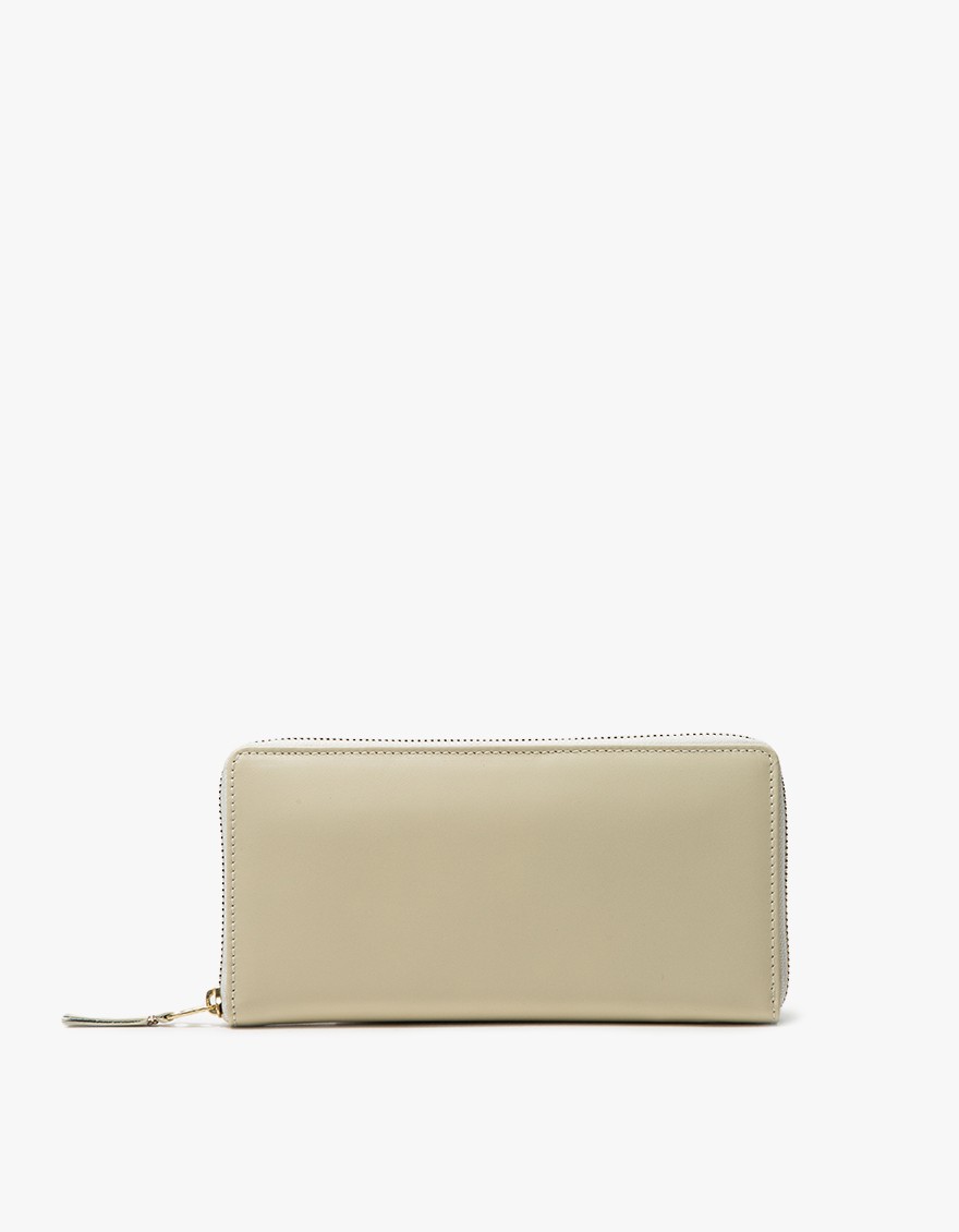 Classic Leather Line SA0110 Wallet in Off-White