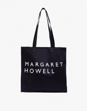 Logo Bag Cotton Drill in Navy