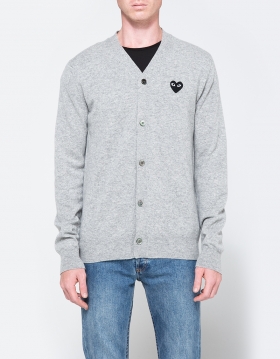 Play Cardigan in Light Grey
