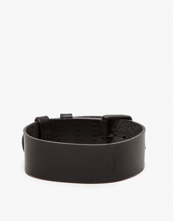 TID Leather Strap in Black