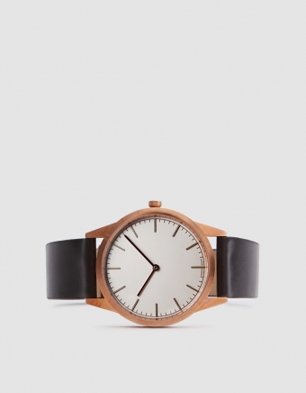 C35 PVD Rose Gold Shell Cordovan Strap Watch