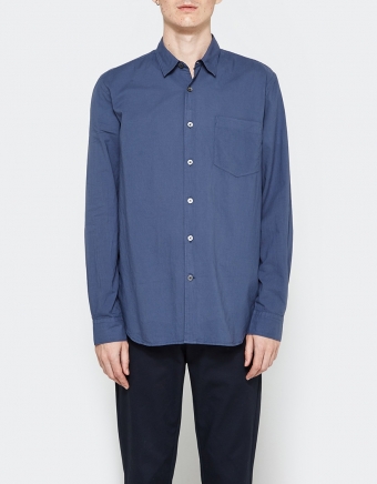 First Shirt Navy Voil