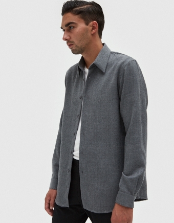 Nuvola NR Shirt in Medium Grey