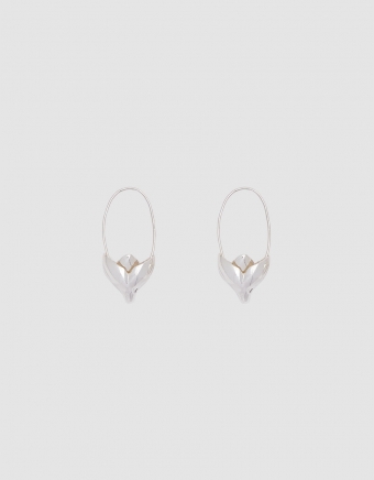 Small Lotus Earrings