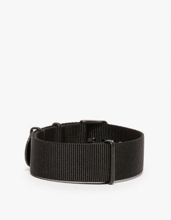 Black Nylon Wristband