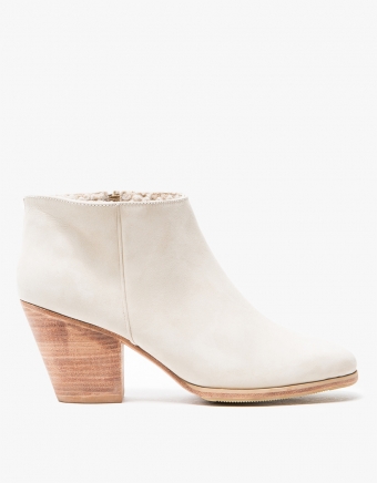 Mars in Bone With Shearling