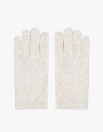 Knit Glove in Vanilla Bean