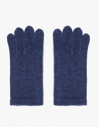 Knit Glove in Navy