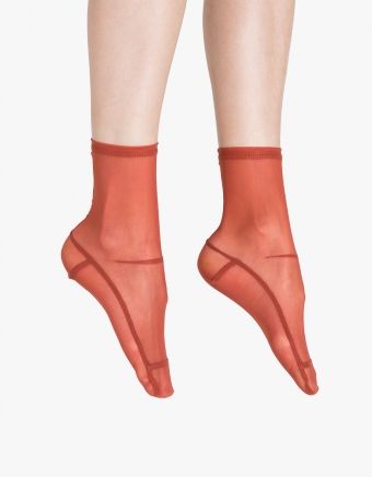 Burnt Orange Socks