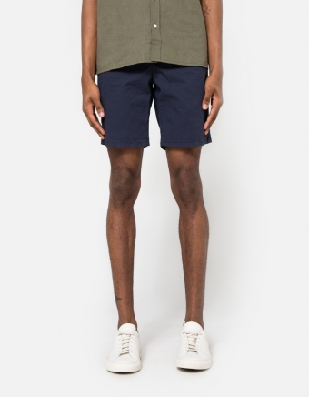Aros Light Twill Shorts in Navy