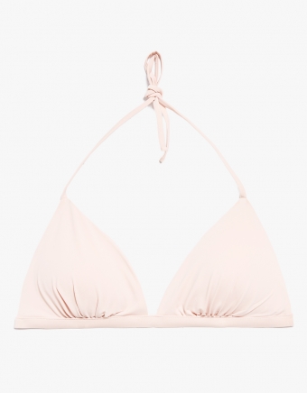 Triangle Top in Pale Blush