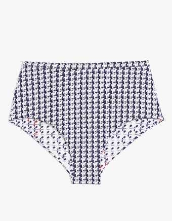High Waisted Bottom in Compact Navy