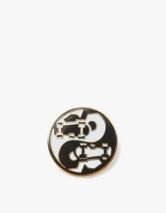 Skateman Ying Yang Pin