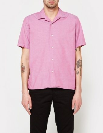 Iridescent Chambray SS Camp Shirt