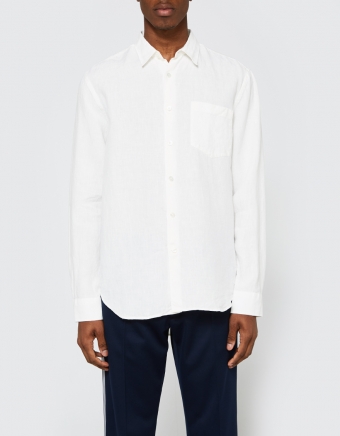 First Shirt White Linen
