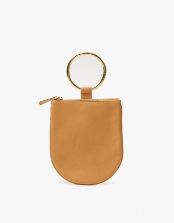 Medium Ring Pouch in Camel