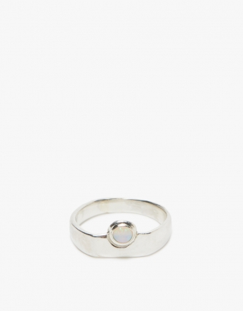 Author Ring in Silver/Opal