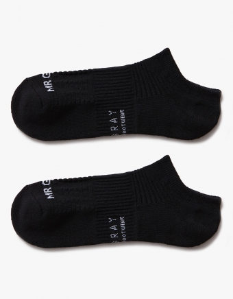 Mesh Panel Loafer Sock