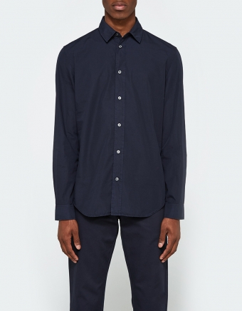 Garment Dyed Button Down Midnight