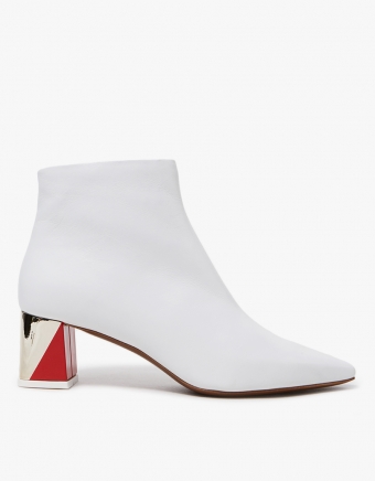 Boot in White/Red/Platino