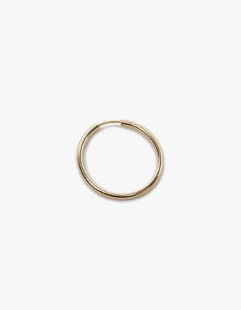 14k Gold Infinity Hoop