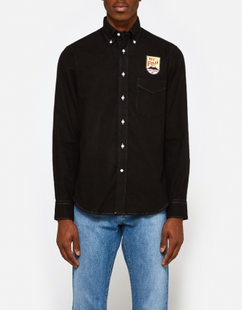 Flannel Shirt in Black