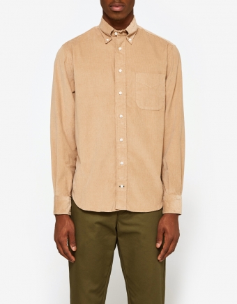 Corduroy Shirt in Tan