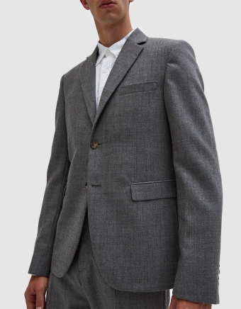 Brobyn Jacket in Grey Melange
