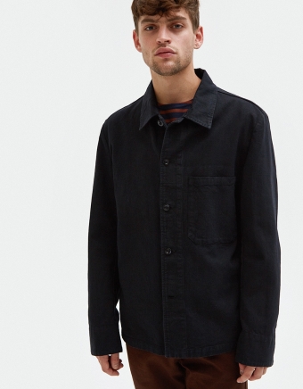 Single Pocket Jacket in Black