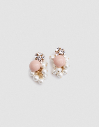 Mira Earrings in Pink