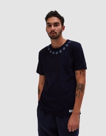 Plain-D SS Tee in Indigo