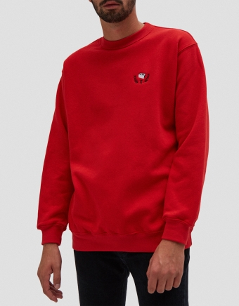 Cinder Block Sweatshirt in Red