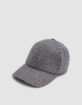 Moon Wool Baseball Cap in Grey