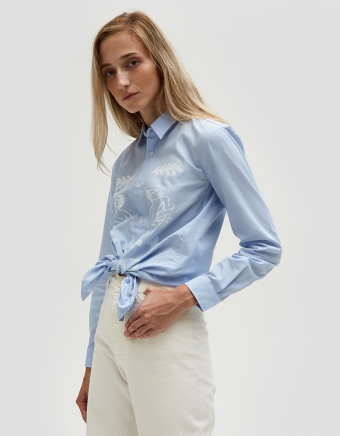 Zamba Shirt in Blue Tonal