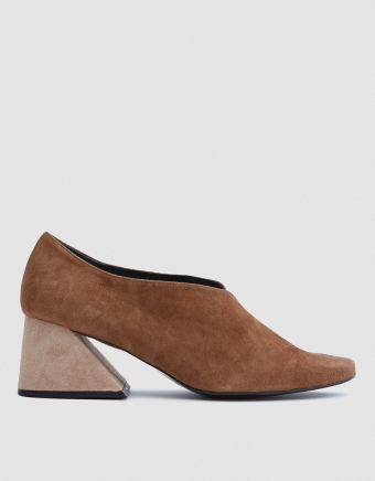 Miya Heels in Dark Mocha