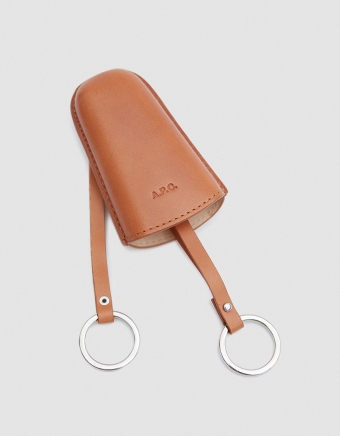 Theo Key Holder in Caramel