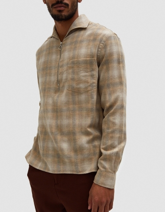 Lead Shirt in Faded Check