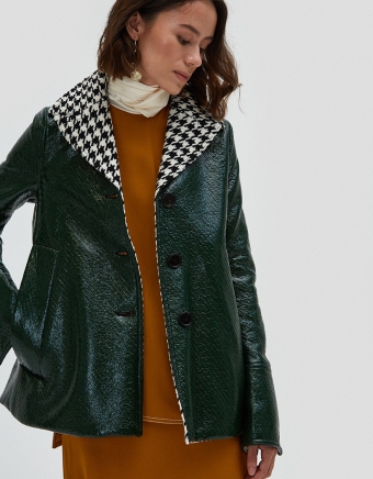 Jacket in Emerald