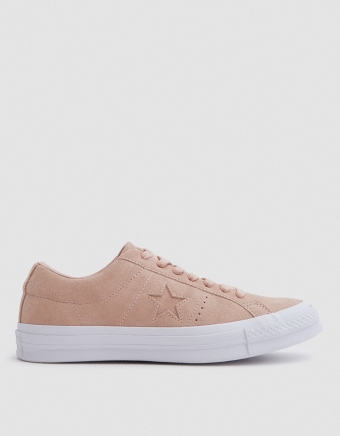 One Star Suede in Dusk Pink