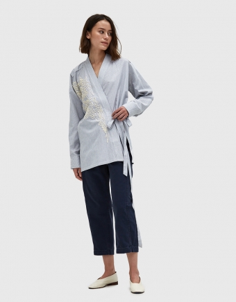 Steer Pant in Navy Canvas