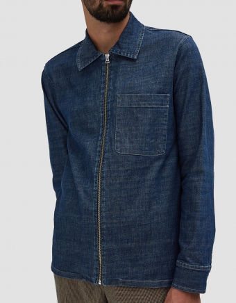 Drip Shirt Soft Blue Denim