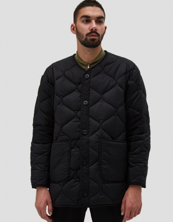 Quilted Liner Black Parachute Nylon