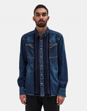 Denim Shirt in Navy