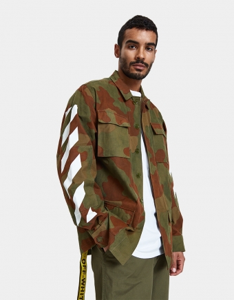 Diag Camouflage Field Jacket