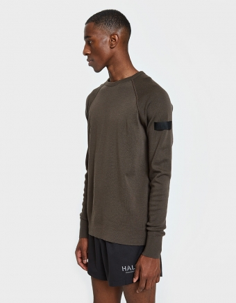 Crew Neck Thermal SNS in Army Amber