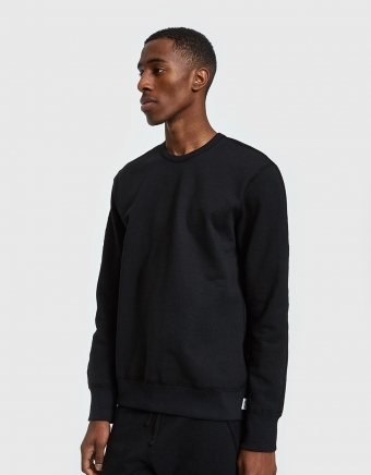 LS Crewneck Heavy Weight Terry in Black