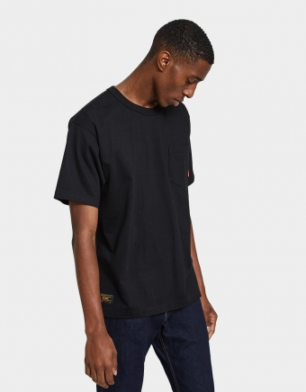 Design SS Pocket Tee in Black