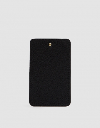 Stud Wallet in Embossed Black