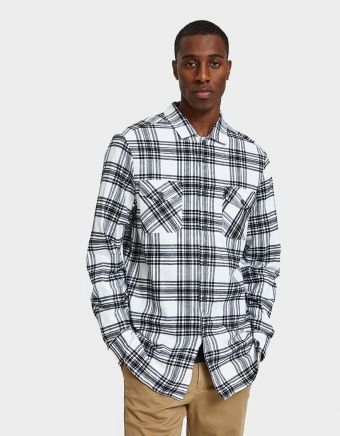 Roots Radical LS Shirt in Black/White