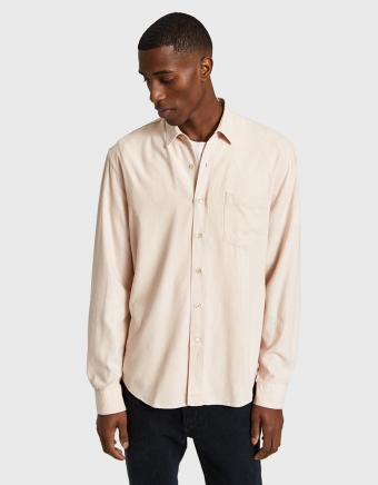 Classic Shirt Acid Pink Silk Noil